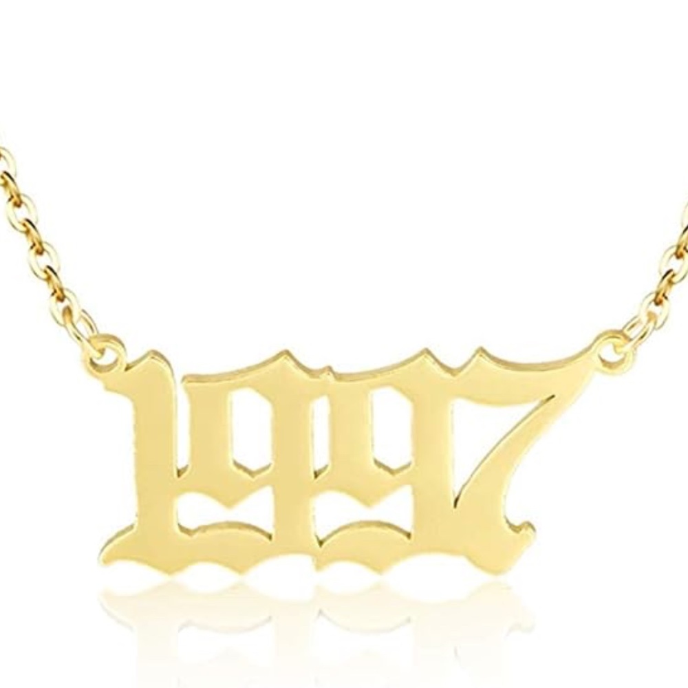 1997 gold plated necklace
